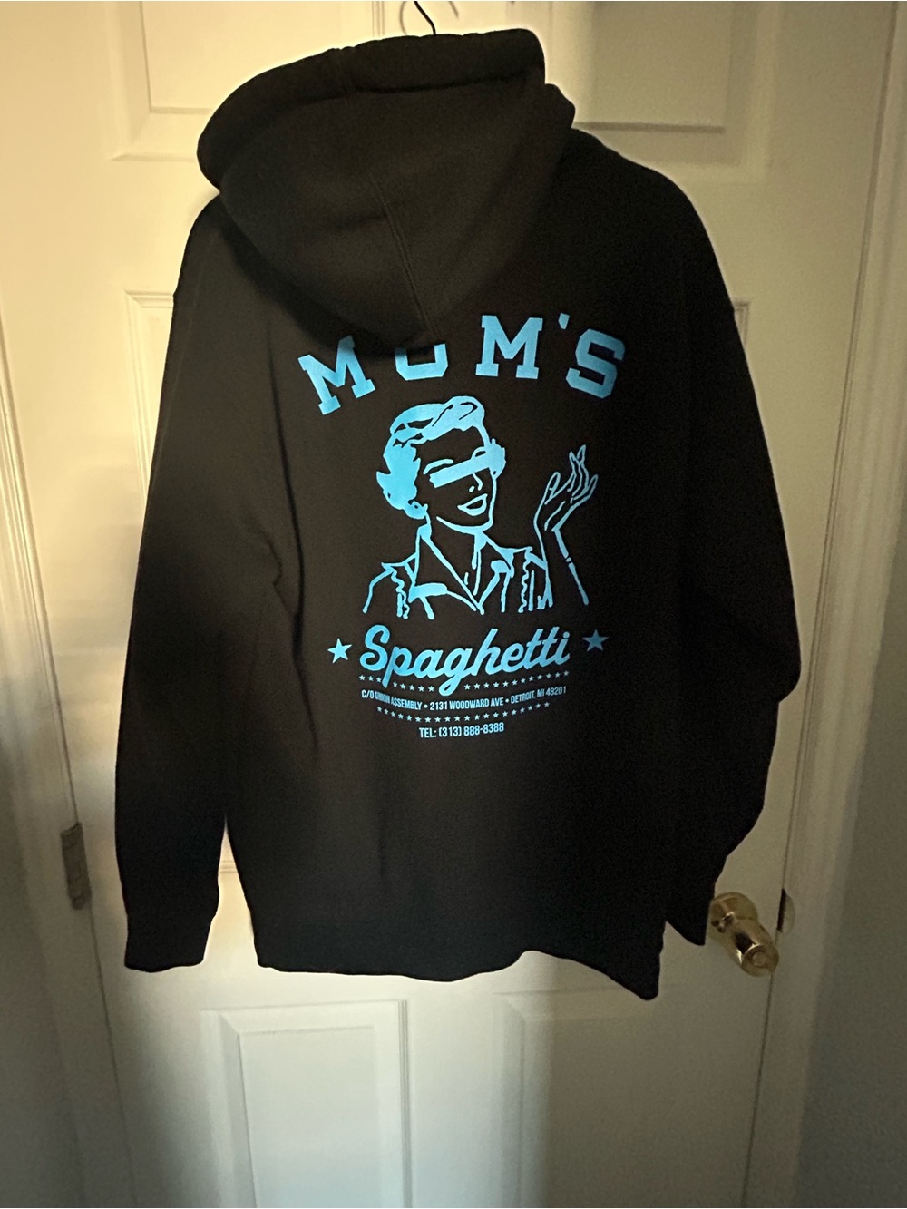 Eminem Mom’s Spaghetti Detroit Lions 2024 Playoff Run Hoodie Black